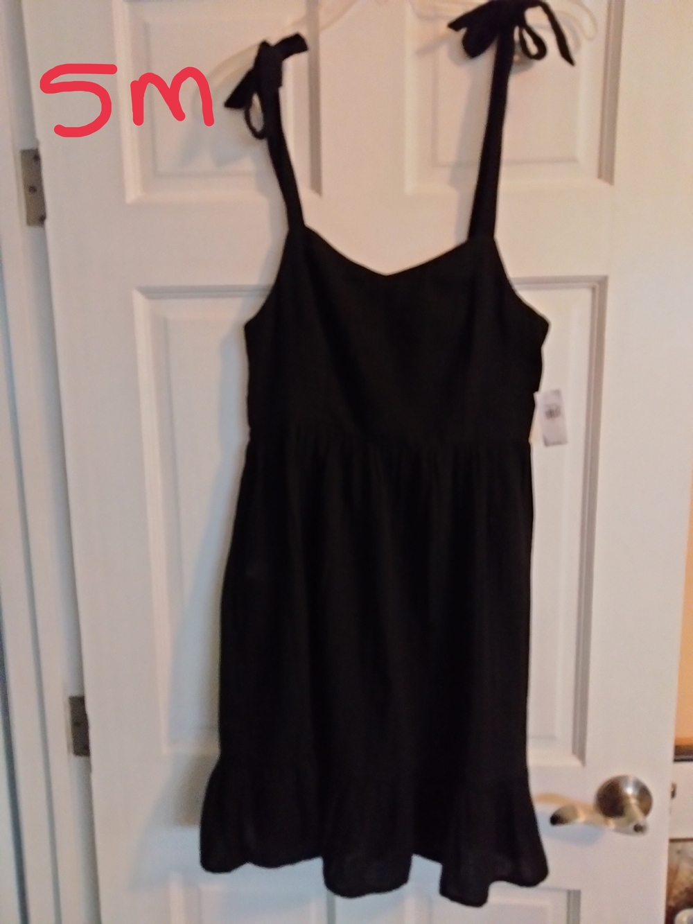 Old Navy Black Tie-Shoulder Sundress